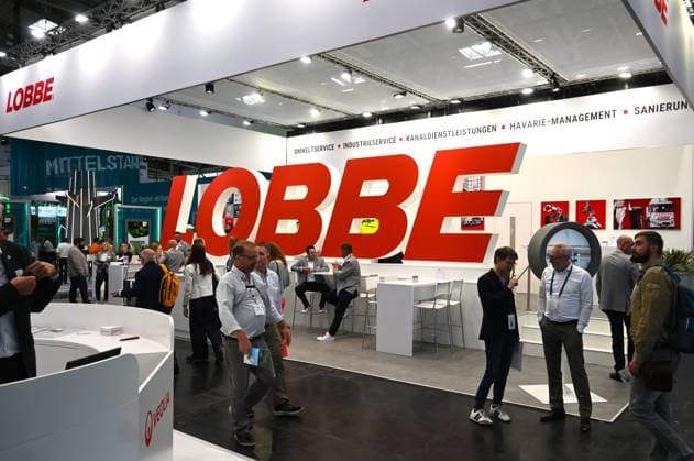 IFAT Munich 2026 is the worlds leading trade fair for water, sewage, waste and raw materials management The trade fair takes place every two years at the exhibition center in Munich Riem Photo booth of Lobbe Holding GmbH und Co KG