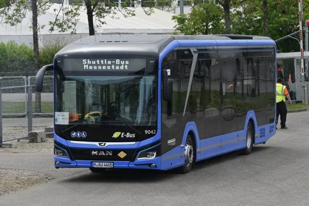 IFAT Munich 2026 is the worlds leading trade fair for water, sewage, waste and raw materials management The trade fair takes place every two years at the exhibition center in Munich Riem Photo MAN e Bus Shuttle
