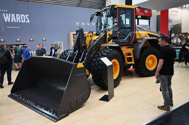 IFAT Munich 2026 is the worlds leading trade fair for water, sewage, waste and raw materials management The trade fair takes place every two years at the exhibition center in Munich Riem Photo Volvo L90 wheel loader