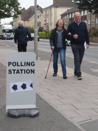 . 07 05 2026. London, United Kingdom. Ed Davey Casts Vote In Surbiton. Liberal Democrat Leader Ed Davey casts his vote in the 2026 Local Elections at Surbiton Hill Methodist Church.  xMartynxWheatleyx xi-Imagesx IIM-26753-0008