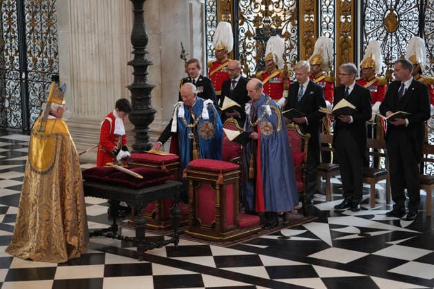 . 07 05 2026. London, United Kingdom. King Charles III and the Duke of Kent during a service for The Order of St Michael and St George at St.Paul s Cathedral in London.  xi-Imagesx xPoolx IIM-26750-0033
