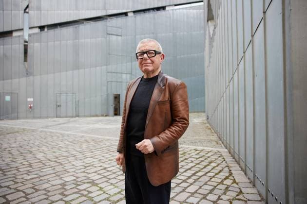 Exhibition Daniel Libeskind at the Jewish Museum FOR EDITORIAL PURPOSES ONLY EDITORIAL USE ONLY p The architect Daniel Libeskind stands in front of the Jewish Museum Starting tomorrow, the Jewish M Copyright: JoergxCarstensen doc85qq4mzlp12gw8ghbpk ,EDITORIAL USE ONLY Copyright: JoergxCarstensen