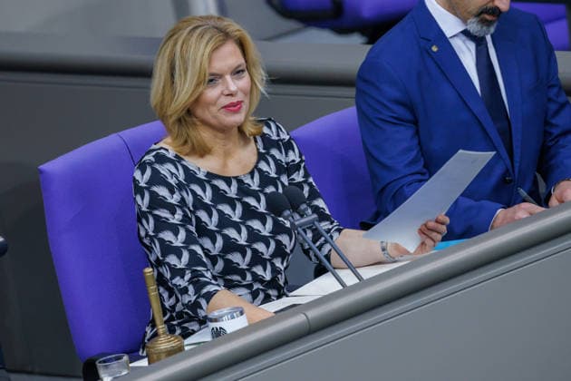 Bundestag Bundestag President Julia Kloeckner in the German Bundestag on 07 05 26 in Berlin Berlin Berlin Germany Bundestag