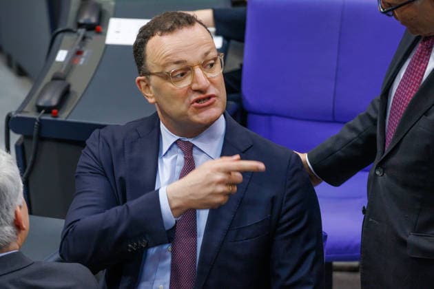 Bundestag Jens Spahn CDU in the German Bundestag on 07 05 26 in Berlin Berlin Berlin Germany Bundestag