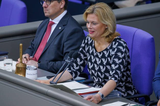 Bundestag Bundestag President Julia Kloeckner in the German Bundestag on 07 05 26 in Berlin Berlin Berlin Germany Bundestag