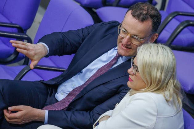 Bundestag Jens Spahn CDU in the German Bundestag on 07 05 26 in Berlin Berlin Berlin Germany Bundestag