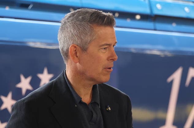 WASHINGTON, D.C. - MAY 7: U.S. Department of Transportation Secretary Sean P. Duffy at the unveiling of Amtrak™s Freedom 250 Acela Train at Washington Union Station in Washington, D.C. on May 7, 2026. Copyright: xmpi34x
