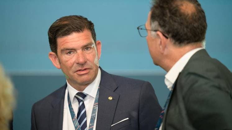 Essen Atlas Copco inaugurates new building FOR EDITORIAL PURPOSES ONLY EDITORIAL USE ONLY p Eckart Röttger at the official inauguration of the Atlas Copco Groups new building on Thursday, May 7, 2026, at Wetterschacht in Essen Copyright UwexErnst Copyright: UwexErnst doc85qr6l0qa4l14j7eqbpk ,EDITORIAL USE ONLY Copyright: UwexErnst