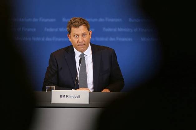Berlin, Germany, 07 05 2026 Ministry of Finance Announcement of the results of the tax estimate for 2026 to 2030 Federal Minister of Finance Lars Klingbeil SPD Copyright: xdtsxNachrichtenagenturx dts_118193