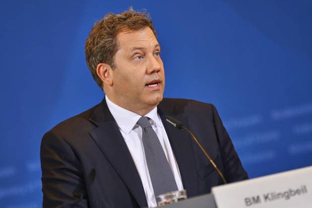 Berlin, Germany, 07 05 2026 Ministry of Finance Announcement of the results of the tax estimate for 2026 to 2030 Federal Minister of Finance Lars Klingbeil SPD Copyright: xdtsxNachrichtenagenturx dts_118198