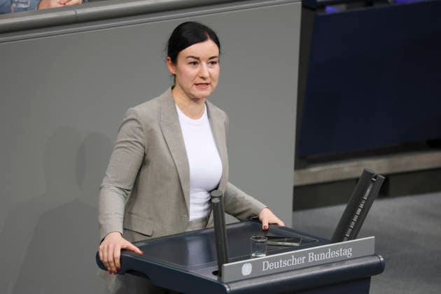 Dr. Paula Piechotta, the Greens, during the session in the German Bundestag on 07 05,26 in Berlin Photo by Mauersberger imago Session in the German Bundestag