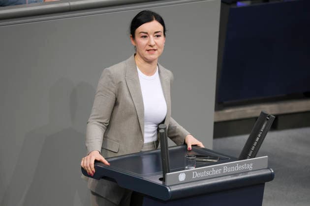 Dr. Paula Piechotta, the Greens, during the session in the German Bundestag on 07 05,26 in Berlin Photo by Mauersberger imago Session in the German Bundestag