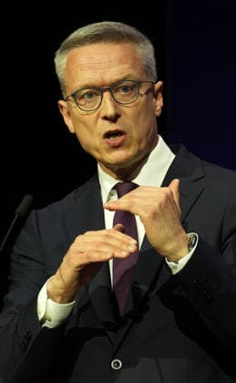 EUREF Campus GER, Germany, 20260507, EUREF Campus site, event of the construction industry, DAY OF THE CONSTRUCTION INDUSTRY, speech by the Minister, Digital Minister, Dr. Karsten Wildberger