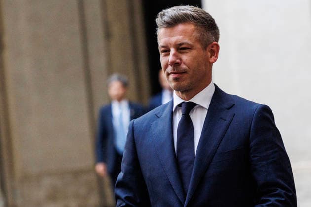 May 7, 2026, Roma, Italia, Italia: Hungary s Prime Minister-elect Peter Magyar, arrives at Palazzo Chigi to meet the Prime Minister, Rome, Italy, 06 05 2026 Roma Italia  - ZUMAa289 20260507_zia_a289_057 Copyright: xFrancescoxFotiax