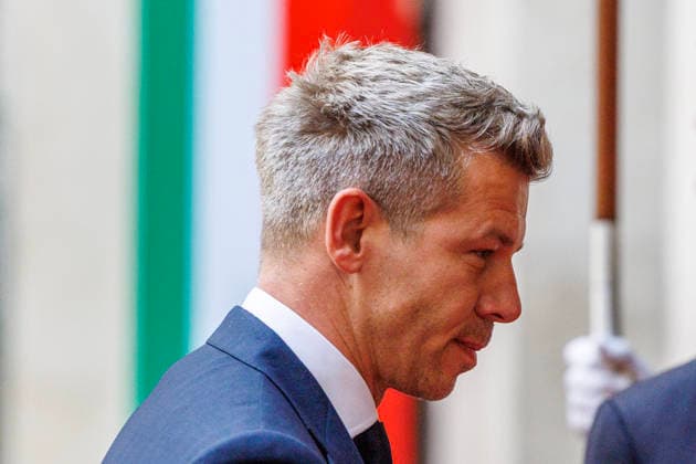 May 7, 2026, Roma, Italia, Italia: Hungary s Prime Minister-elect Peter Magyar, arrives at Palazzo Chigi to meet the Prime Minister, Rome, Italy, 06 05 2026 Roma Italia  - ZUMAa289 20260507_zia_a289_063 Copyright: xFrancescoxFotiax