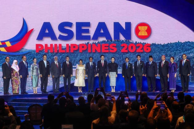 Southeast Asian leaders gather at Opening Ceremony of ASEAN Summit and Related Meetings 2026 CEBU, PHILIPPINES - MAY 8: Heads of state from ASEAN member countries and their spouses pose for a family photo during the official opening ceremony of the 48th ASEAN Summit and Related Meetings, in Cebu, Philippines, on May 8, 2026. Top leaders of ASEAN member states from across Southeast Asia gather to discuss key international and regional issues, including conflict in the Middle East, trade and economic development, fuel and energy crisis, and South China Sea territorial disputes. The summit comes just a few days ahead of a meeting between United States President Donald Trump and Chinese President Xi Jinping, which will take place in mid-May. Da  Copyright: x2026xAnadoluxDanielxCengx