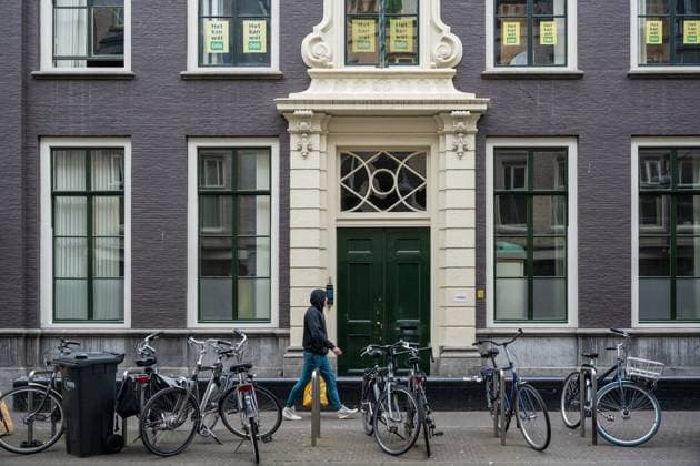 THE HAGUE - An explosion occurred at the D66 party headquarters. The building on Lange Houtstraat in The Hague city center was damaged as a result. LINA SELG ANP netherlands out - belgium out  Copyright: xx x557756681x originalFilename: 557756681.jpg