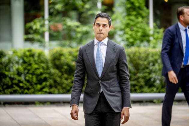 THE HAGUE - Prime Minister Rob Jetten speaks to the press ahead of the first weekly cabinet meeting after the May recess at the Ministry of General Affairs. ROBIN UTRECHT ANP netherlands out - belgium out  Copyright: xx x557758211x originalFilename: 557758211.jpg