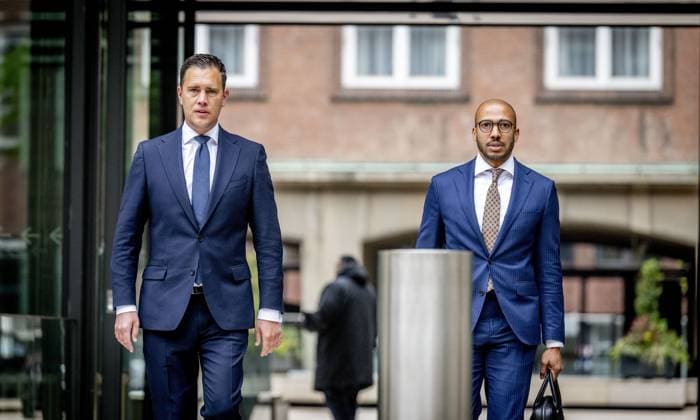 THE HAGUE - Eelco Heinen, Minister of Finance, ahead of the first weekly cabinet meeting after the May recess at the Ministry of General Affairs. ROBIN UTRECHT ANP netherlands out - belgium out  Copyright: xx x557759746x originalFilename: 557759746.jpg