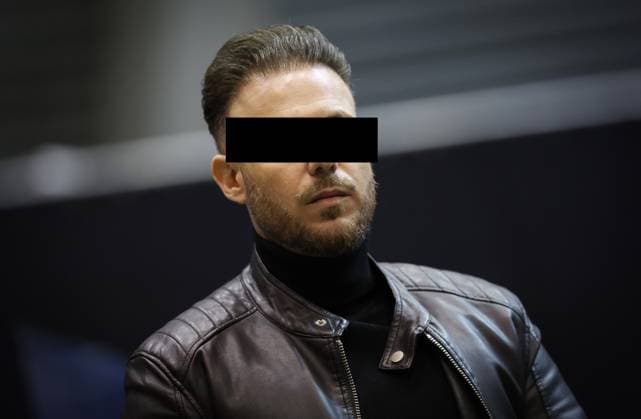 The accused Paolo Falzone arrives for the trial of P. and A. Falzone, at the Court of Appeal of Mons, on Friday 08 May 2026. The trial of the two men concerns the 2022 tragedy in Strepy-Bracquegnies, where a car plowed into a carnival parade around 5:00. Six people died at the scene, and a seventh months later in the hospital. P. Falzone is charged with seven murder and 81 attempted murder. A. Falzone with failure to render aid to a person in danger.  VIRGINIExLEFOUR 173221822