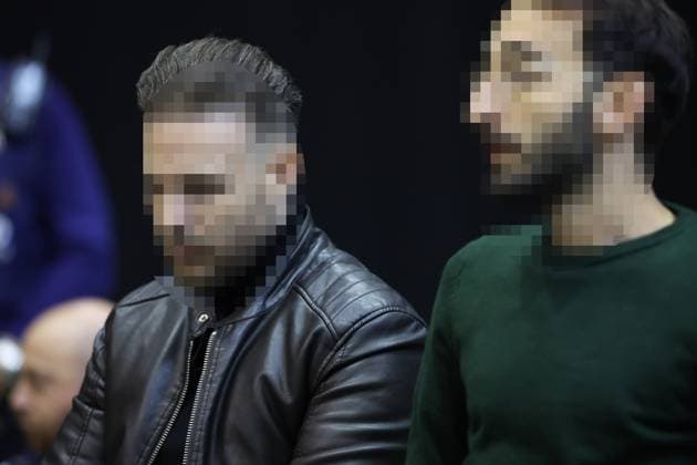 Accused Paolo Falzone and Antonino Falzone pictured during and the trial of P. and A. Falzone, at the Court of Appeal of Mons, on Friday 08 May 2026. The trial of the two men concerns the 2022 tragedy in Strepy-Bracquegnies, where a car plowed into a carnival parade around 5:00. Six people died at the scene, and a seventh months later in the hospital. P. Falzone is charged with seven murder and 81 attempted murder. A. Falzone with failure to render aid to a person in danger.  VIRGINIExLEFOUR 173222359
