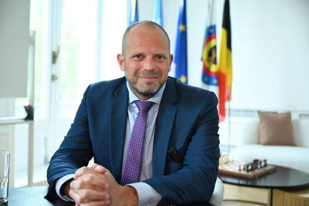 Belgium Defense Minister Theo Francken BRUSSELS, BELGIUM - MAY 06: Belgium Defense Minister Theo Francken is seen during an exclusive interview ahead of the economic mission visit from Belgium to Turkiye on May 06, 2026 in Brussels, Belgium. Dursun Aydemir Anadolu Brussels Belgium. Editorial use only. Please get in touch for any other usage.  Copyright: x2026xAnadoluxDursunxAydemirx