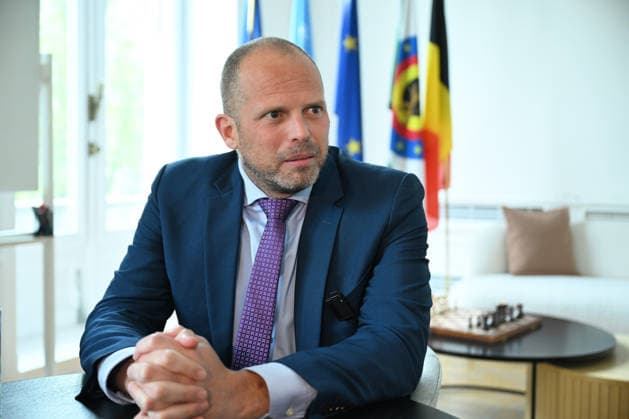 Belgium Defense Minister Theo Francken BRUSSELS, BELGIUM - MAY 06: Belgium Defense Minister Theo Francken is seen during an exclusive interview ahead of the economic mission visit from Belgium to Turkiye on May 06, 2026 in Brussels, Belgium. Dursun Aydemir Anadolu Brussels Belgium. Editorial use only. Please get in touch for any other usage.  Copyright: x2026xAnadoluxDursunxAydemirx