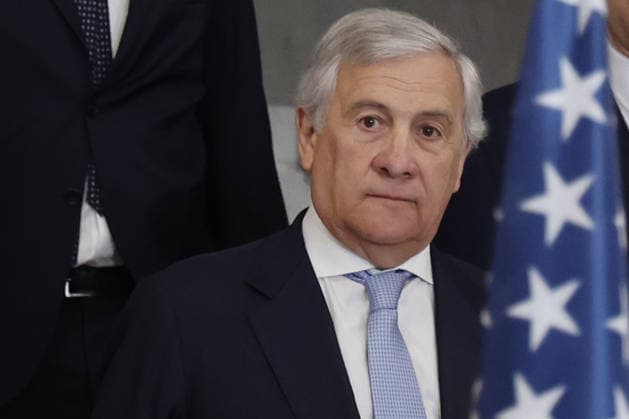 Marco Rubio - Antonio Tajani meeting in Rome ROME, ITALY, MAY 08: Italy’s Foreign Minister Antonio Tajani arrives to welcome U.S. Secretary of State Marco Rubio (not seen) at the Farnesina, Italian Foreign ministry headquarters, in Rome, Italy, on May 08, 2026. Riccardo De Luca Anadolu Rome Italy. Editorial use only. Please get in touch for any other usage.  Copyright: x2026xAnadoluxRiccardoxDexLucax