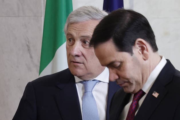 Marco Rubio - Antonio Tajani meeting in Rome ROME, ITALY, MAY 08: Italy’s Foreign minister Antonio Tajani (L) welcomes U.S. Secretary of State Marco Rubio (R) at the Farnesina, Italian Foreign ministry headquarters, in Rome, Italy, on May 08, 2026. Riccardo De Luca Anadolu Rome Italy. Editorial use only. Please get in touch for any other usage.  Copyright: x2026xAnadoluxRiccardoxDexLucax