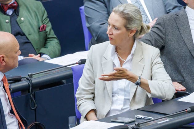 Bundestag Alice Weidel AfD in the German Bundestag on 08 05 26 in Berlin Berlin Berlin Germany Bundestag