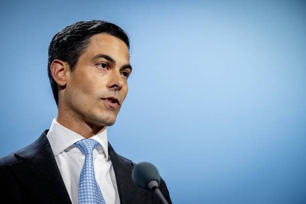 THE HAGUE - Prime Minister Rob Jetten speaks to the press following the first weekly cabinet meeting after the May recess. ROBIN UTRECHT ANP netherlands out - belgium out  Copyright: xx x557776371x originalFilename: 557776371.jpg