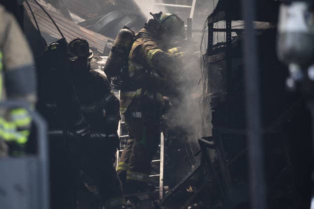 Santiago, May 8, 2026 Fire affects Chinese shop in Alameda corner Libertad in the commune of Santiago The smoke affects people circulating around the place Diego Martin Aton Chile, Aton 1153383 jpeg  Copyright: DIEGOxMARTIN ATONxCHILE