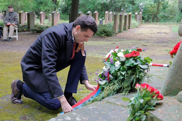 Commemoration Liberation 08 05 2026 Chemnitz, Cemetery of Honor, Commemoration On the 81st anniversary of the liberation from National Socialism and the end of the Second World War, the Associ