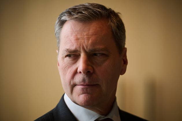 May 8, 2026, Toronto, On, Canada: CIBC president and CEO Harry Culham looks on before a CIBC roundtable with the German-Canadian Chamber of Industry and Commerce in Toronto, on Friday, May 8, 2026. Toronto Canada  - ZUMAc35_ 20260508_zaf_c35_096 Copyright: xSammyxKoganx