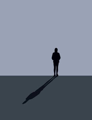 einsam traurig mädchen steht vor einer grauen wand lonely sad girl stands in front of a gray wall illustration (License=RF) Copyright: xZoonar.com KristinaxBolgertx 25021802