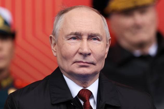 Russia WWII Victory Day Parade 9160509 09.05.2026 Russian President Vladimir Putin attends a military parade on Victory Day, marking the 81st anniversary of the victory over Nazi Germany in World War Two, in Red Square, in Moscow, Russia. Alexander Shcherbak Sputnik Moscow Russia  Copyright: xAlexanderxShcherbakx