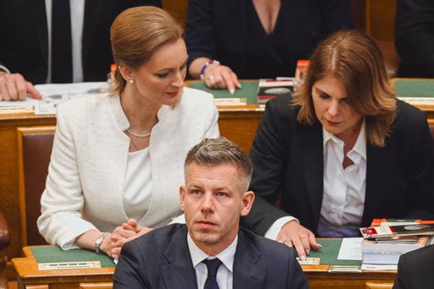 Lawmakers attend the inaugural session of the Hungarian Parliament BUDAPEST, HUNGARY - MAY 9: Peter Magyar, coming Prime Minsiter of Hungary sits inside the parliament as lawmakers attend the inaugural session of the Hungarian Parliament, where Peter Magyar is set to be elected as the country’s new prime minister, in Budapest, Hungary on 9 May 2026. Magyar Peter’s center-right Tisza party secured a decisive victory in the April 12 elections, winning 141 of the 199 parliamentary seats. Robert Nemeti Anadolu Budapest Hungary. Editorial use only. Please get in touch for any other usage.  Copyright: x2026xAnadoluxRobertxNemetix