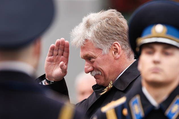 RUSSIA, MOSCOW - MAY 9, 2026: Dmitry Peskov, Press Secretary of the President of Russia, arrives for a military parade in Red Squares on Victory Day to mark 81 years since the victory of the Soviet Union over Nazi Germany in the Great Patriotic War, Eastern Front of World War II Moscow Russia  - ZUMAt113 20260509_zaa_t113_928 Copyright: xAlexanderxShcherbakx