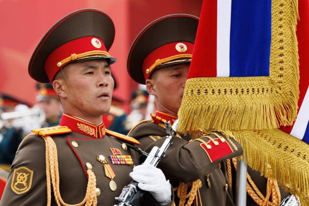 RUSSIA, MOSCOW - MAY 9, 2026: Servicemen with the Korean People s Army march in formation during a military parade in Red Square on Victory Day to mark 81 years since the victory of the Soviet Union over Nazi Germany in the Great Patriotic War, Eastern Front of World War II Moscow Russia  - ZUMAt113 20260509_zaa_t113_985 Copyright: xVadimxSavitskyx