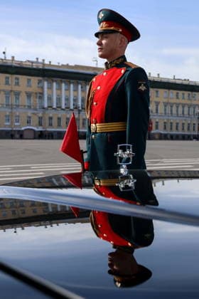 RUSSIA, ST PETERSBURG - MAY 9, 2026: An Honour Guard during a Victory Day military parade marking the 81st anniversary of the Victory in the 1941-1945 Great Patriotic War (the Eastern Front of World War II) St Petersburg Russia  - ZUMAt113 20260509_zaa_t113_1559 Copyright: xValentinxYegorshinx
