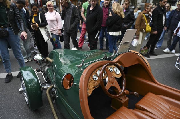 Classic Days Berlin BERLIN, GERMANY - MAY 09: Classic cars are displayed on the Kurfurstendamm boulevard during the Classic Days Berlin event in Berlin, Germany, on May 09, 2026. Approximately 2,000 vintage vehicles from different eras were showcased, bringing together thousands of classic car enthusiasts for the open-air exhibition. Halil Sagirkaya Anadolu Berlin Germany. Editorial use only. Please get in touch for any other usage.  Copyright: x2026xAnadoluxHalilxSagirkayax