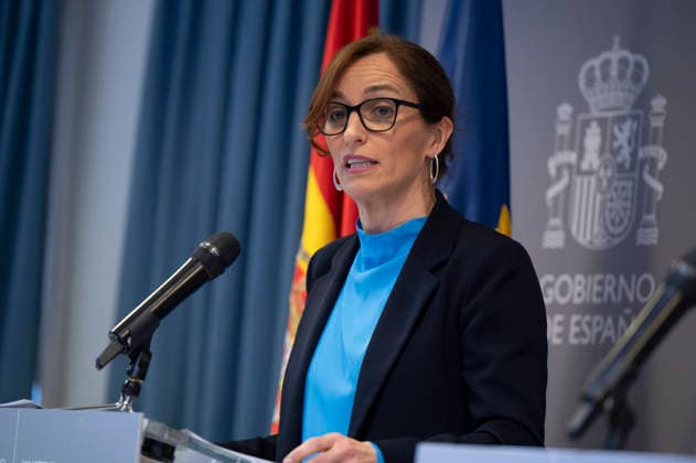 Monica Garcia And Grande-marlaska Update Information On Hantavirus Outbreak in Madrid - 09 May 2026 The Minister of Health Monica Garcia attends a press conference at the headquarters of the Ministry of Health to report on the ship MV Hondius and the hantavirus outbreak Madrid Spain Copyright: xAtilanoxGarciax xSOPAxImagesx photos17935