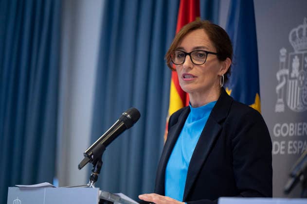 Monica Garcia And Grande-marlaska Update Information On Hantavirus Outbreak in Madrid - 09 May 2026 The Minister of Health Monica Garcia attends a press conference at the headquarters of the Ministry of Health to report on the ship MV Hondius and the hantavirus outbreak Madrid Spain Copyright: xAtilanoxGarciax xSOPAxImagesx photos17951