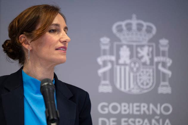 Monica Garcia And Grande-marlaska Update Information On Hantavirus Outbreak in Madrid - 09 May 2026 The Minister of Health Monica Garcia attends a press conference at the headquarters of the Ministry of Health to report on the ship MV Hondius and the hantavirus outbreak Madrid Spain Copyright: xAtilanoxGarciax xSOPAxImagesx photos17973