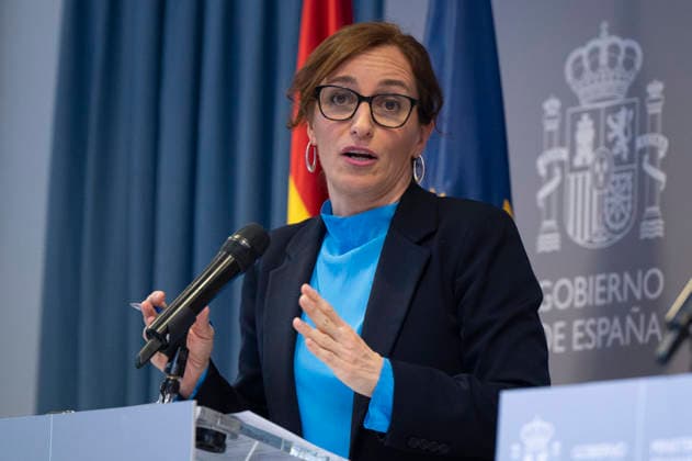Monica Garcia And Grande-marlaska Update Information On Hantavirus Outbreak in Madrid - 09 May 2026 The Minister of Health Monica Garcia attends a press conference at the headquarters of the Ministry of Health to report on the ship MV Hondius and the hantavirus outbreak Madrid Spain Copyright: xAtilanoxGarciax xSOPAxImagesx photos17983