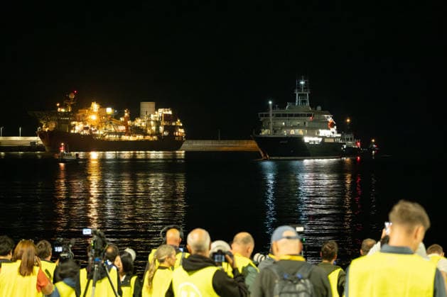 HV Hondius carrying suspected hantavirus cases approaches Port of Granadilla TENERIFE, SPAIN - MAY 10: The HV Hondius approaches the Port of Granadilla, carrying passengers possibly infected with hantavirus on board in Tenerife, Canary Islands on May 10, 2026. Andres Gutierrez Anadolu Tenerife Spain. Editorial use only. Please get in touch for any other usage.  Copyright: x2026xAnadoluxAndresxGutierrezx