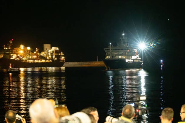 HV Hondius carrying suspected hantavirus cases approaches Port of Granadilla TENERIFE, SPAIN - MAY 10: The HV Hondius approaches the Port of Granadilla, carrying passengers possibly infected with hantavirus on board in Tenerife, Canary Islands on May 10, 2026. Andres Gutierrez Anadolu Tenerife Spain. Editorial use only. Please get in touch for any other usage.  Copyright: x2026xAnadoluxAndresxGutierrezx