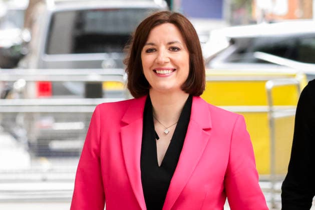 . 10 05 2026. London, United Kingdom. Sunday With Laura Kuenssberg. Bridget Phillipson attends the Sunday With Laura Kuenssberg show at BBC New Broadcasting House, London.  xMartynxWheatleyx xi-Imagesx IIM-26761-0010