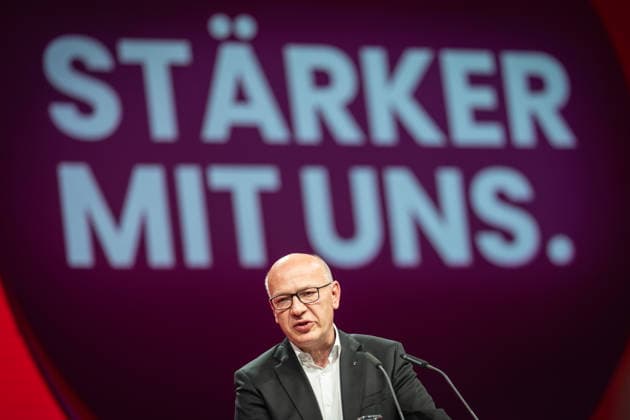 Kai Wegner, Governing Mayor of Berlin, during his welcoming speech at the opening of the Federal Congress DGB Federal Congress 2026 in Berlin German Trade Union Confederation, Berlin Berlin Germany Hotel Estrel