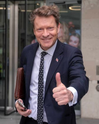 . 10 05 2026. London, United Kingdom. Sunday With Laura Kuenssberg. Richard Tice attends the Sunday With Laura Kuenssberg show at BBC New Broadcasting House, London.  xMartynxWheatleyx xi-Imagesx IIM-26761-0024